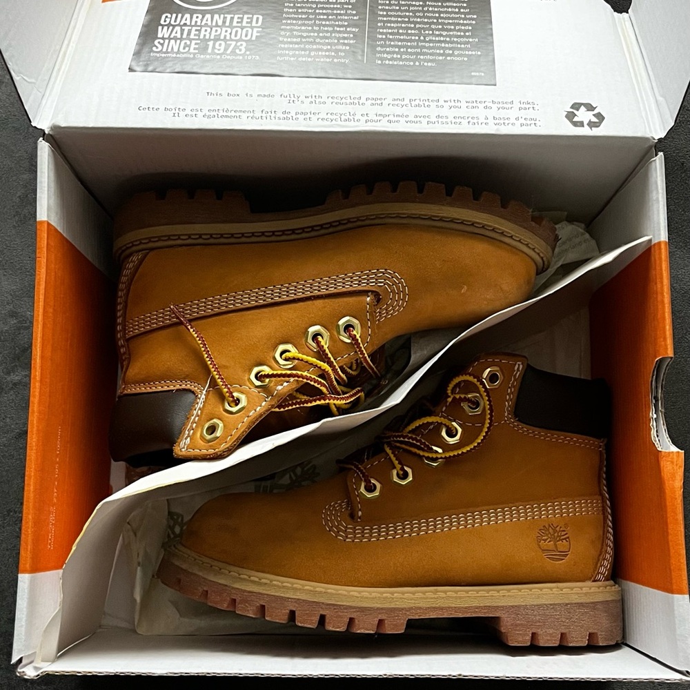 Timberland Premium 6” Waterproof Boots Toddler Size 10M